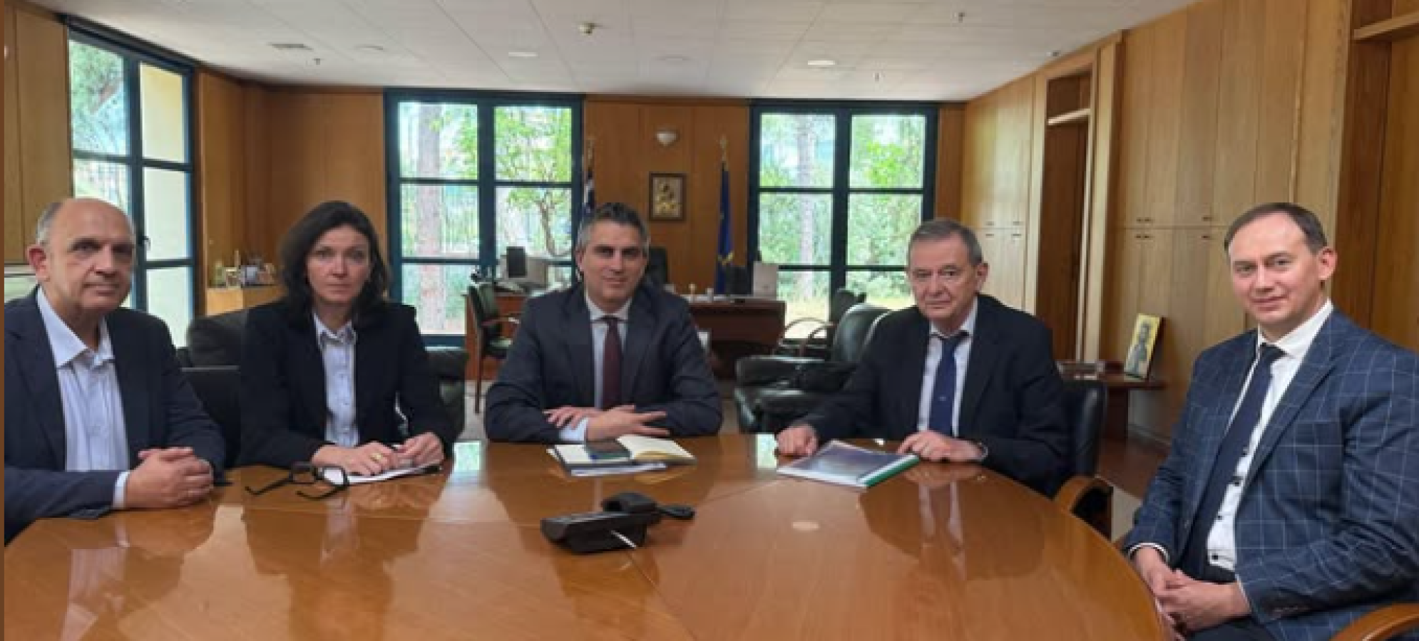 Συνάντηση Χρίστου Δήμα με τον Ευρωπαίο Συντονιστή του Διαδρόμου WBEM – Στο επίκεντρο ο στρατηγικός ρόλος της Ελλάδας